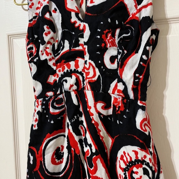 Vintage red and black dress - Picture 4 of 15